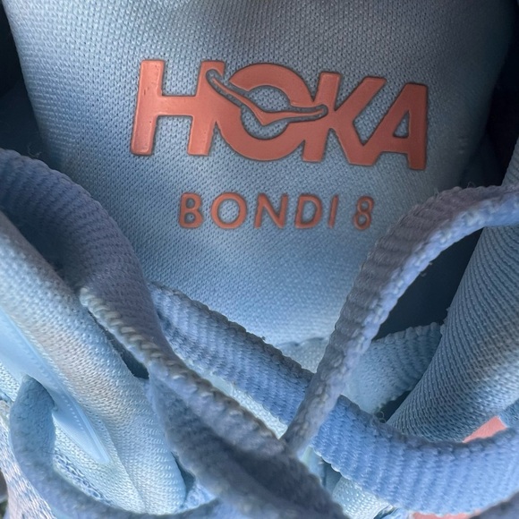 Hoka One One Womens Bondi 8 1127952 SSCA Blue Running Shoes Sneakers Sz 11 B - Picture 13 of 16